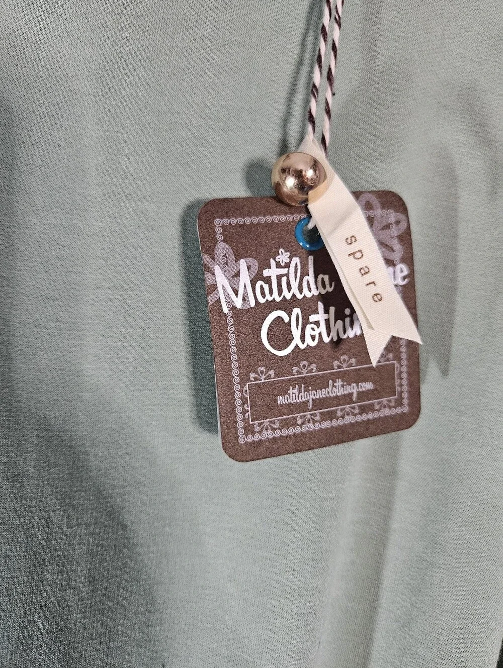 Matilda Jane Resting Day Romper Green Jumpsuit Jumper Women's Small Ruffle NWT